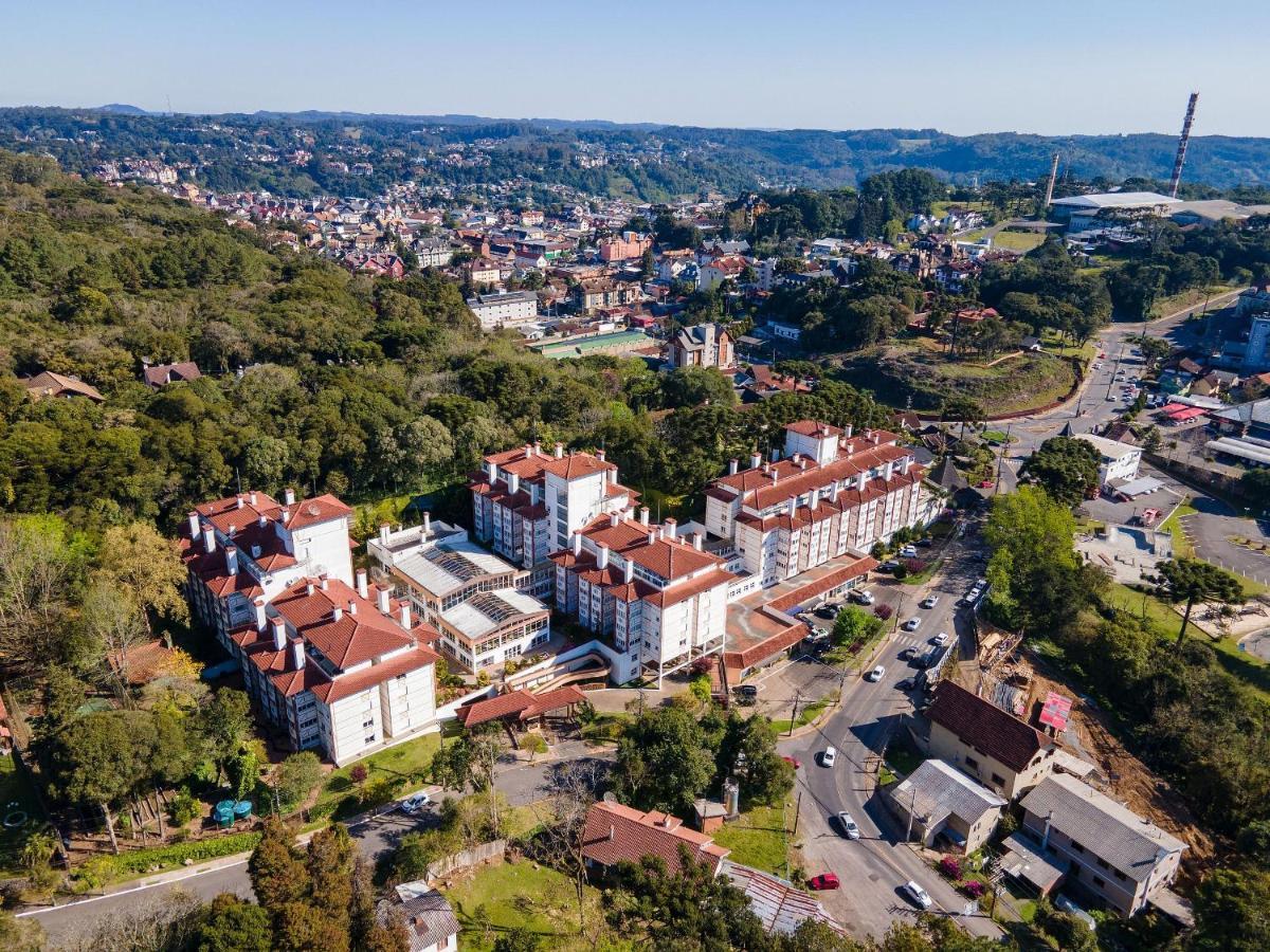Apto No Centro De Gramado Com Piscina Termica Dış mekan fotoğraf