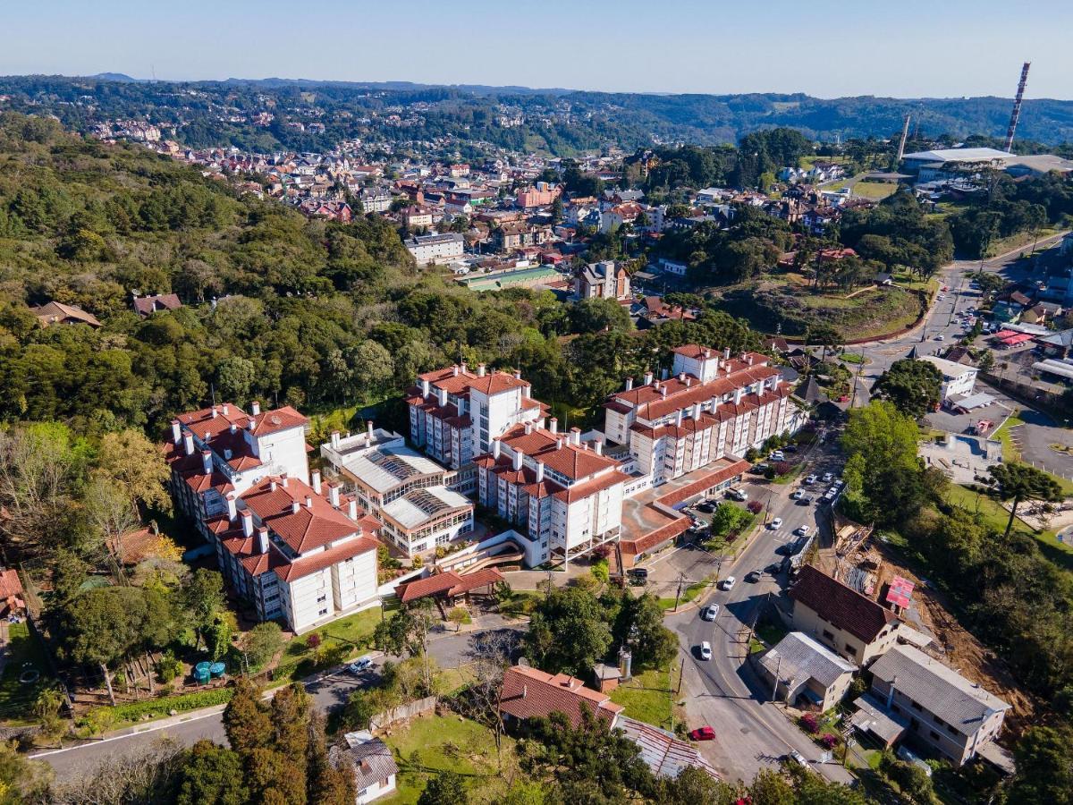 Apto No Centro De Gramado Com Piscina Termica Dış mekan fotoğraf