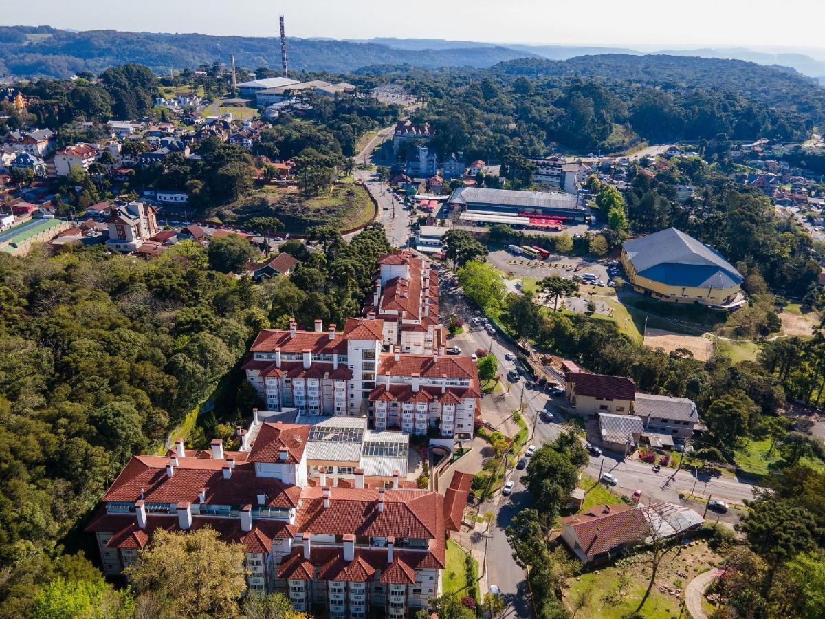 Apto No Centro De Gramado Com Piscina Termica Dış mekan fotoğraf
